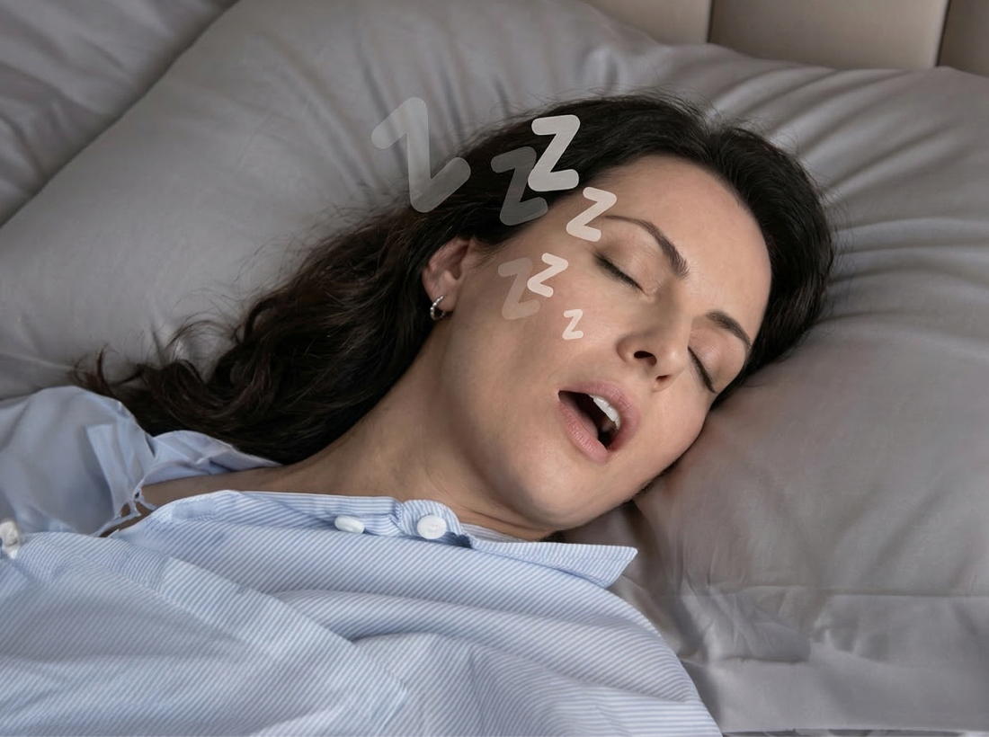 Standard pillow snoring